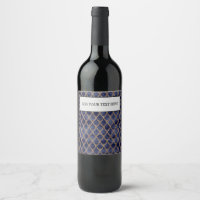 Navy Blue Snake Serpent Reptile Pattern
