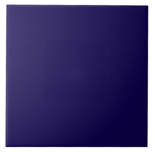 Navy blue solid color tile