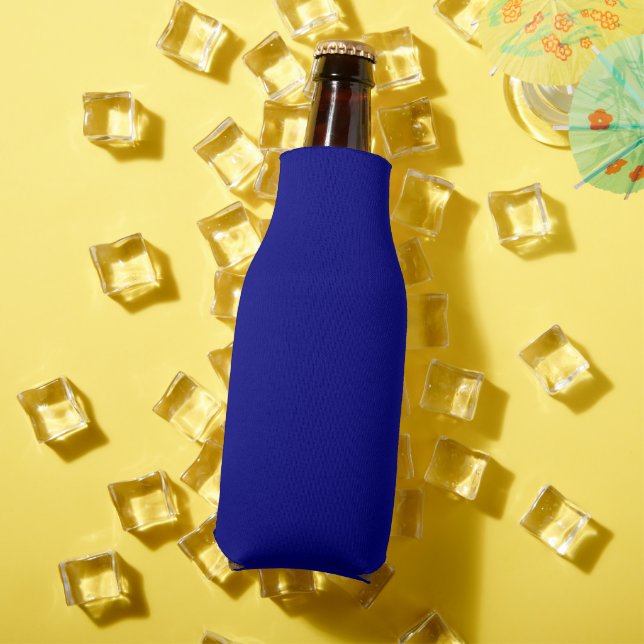 Navy Blue Solid Colour Bottle Cooler (In Situ Summer)