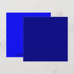 Navy Blue Solid Colour Card
