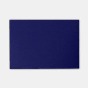 Navy Blue Solid Colour Customize It Post-it Notes