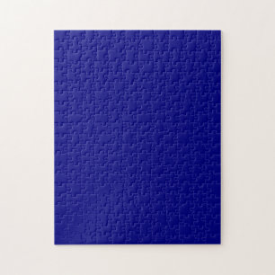 Navy Blue Solid Colour Jigsaw Puzzle