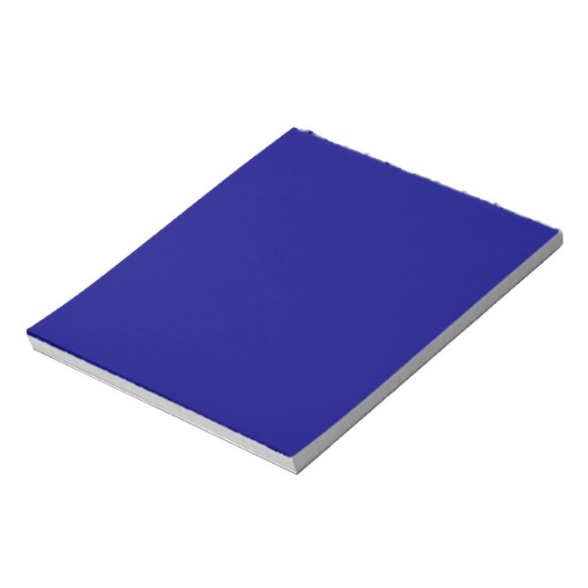 Navy Blue Solid Colour Notepad (Rotated)