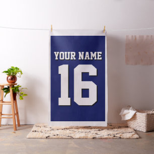 Navy Blue Sports Jersey Team Jersey Fabric