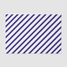 Navy Blue Stripe Tissue Paper