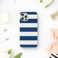 Navy Blue Stripes, White Stripes, Striped Pattern
