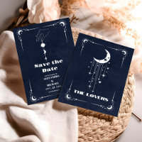 Navy Blue Tarot The Lovers Wedding