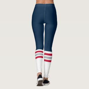 Navy Blue Team Gym Business Leggings