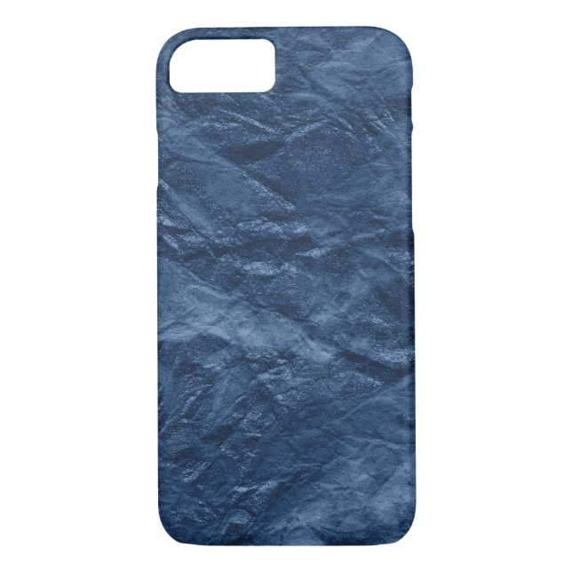 navy blue texture Case-Mate iPhone case (Back)
