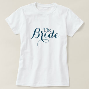 Navy blue the bride T-Shirt