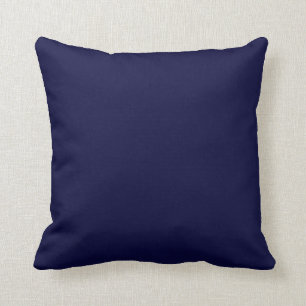 Navy Blue Throw Pillow