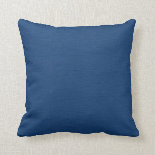 Navy Blue Throw Pillow