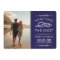 Navy Blue Tying the Knot Photo Save the Date