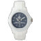 Navy Blue/White Nautical Anchor Personalized Watch