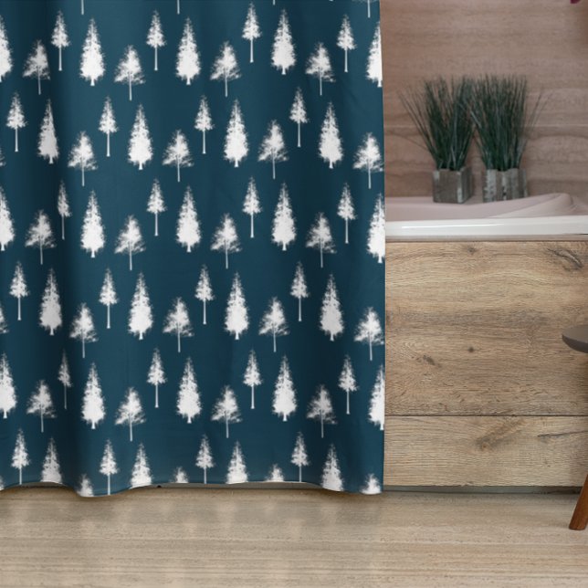 Navy Blue Winter Trees (Creator Uploaded)