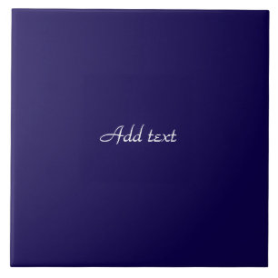 Navy blue with white script TEMPLATE Tile