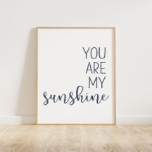 Navy Blue You Are My Sunshine