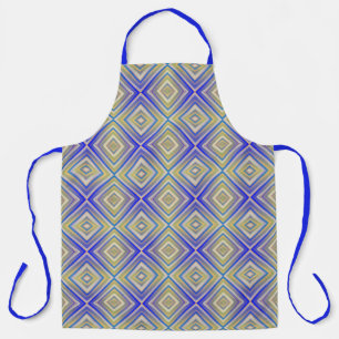 Navy Blues Alternative Diamond Pattern Apron