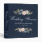 Navy & blush floral wedding planner