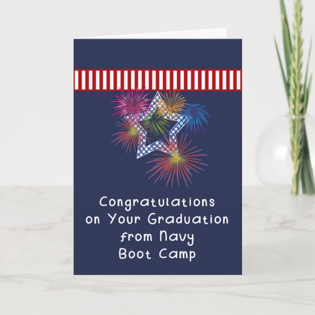 Navy Boot Camp Graduation Card (Front)
