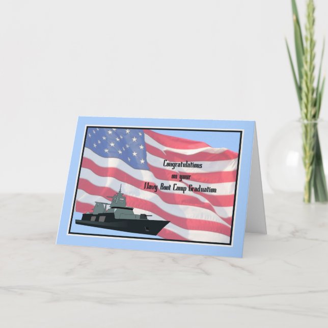 Navy Boot Camp Graduation Card (Front)