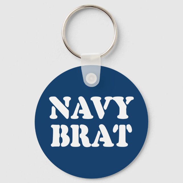 NAVY BRAT KEYCHAIN (Front)