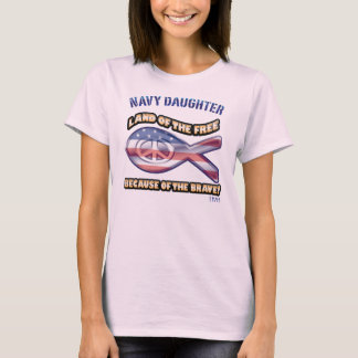 NAVY_BRAVE_DAUGHTER T-Shirt