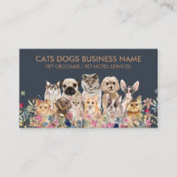 Navy Brown Pet Breed Dogs Cats