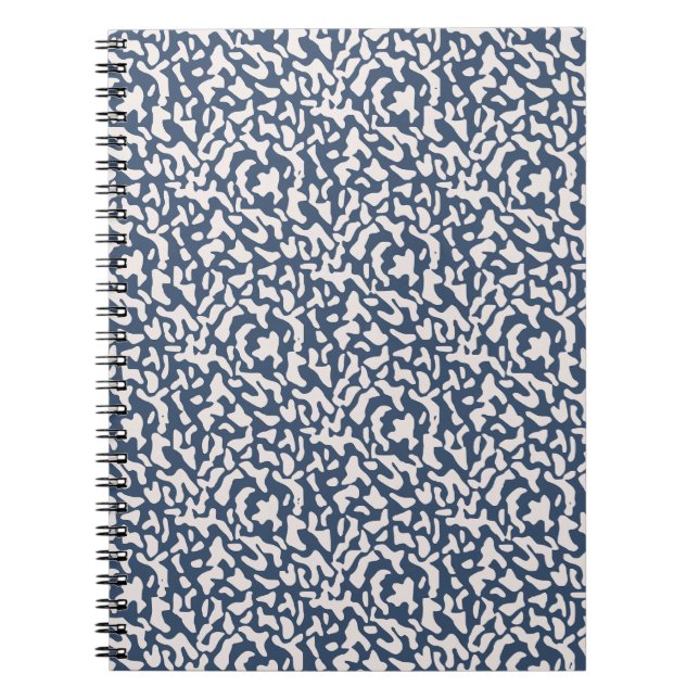 Navy Camo Pattern Notebook (Front)