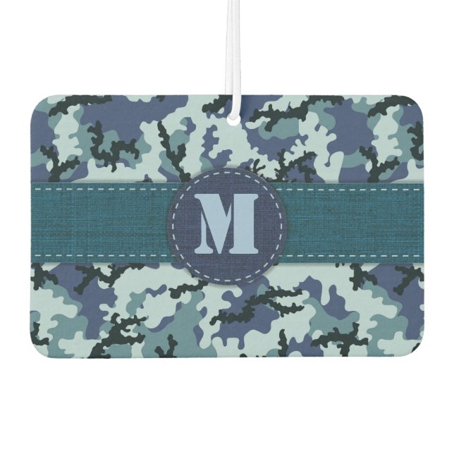 Navy camouflage air freshener (Front)