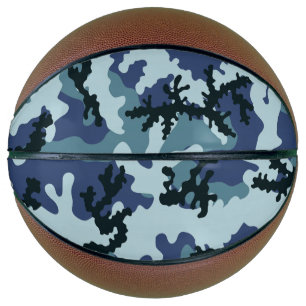 Navy camouflage basketball