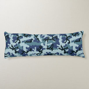Navy camouflage body pillow