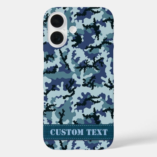 Navy Camouflage Case-Mate iPhone Case (Back)
