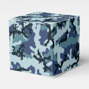 Navy camouflage favor box