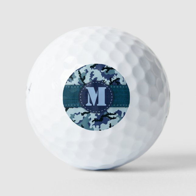 Navy camouflage golf balls (Front)
