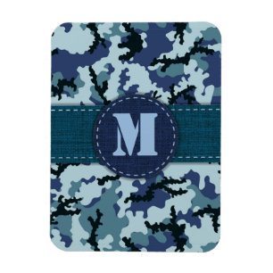 Navy camouflage magnet