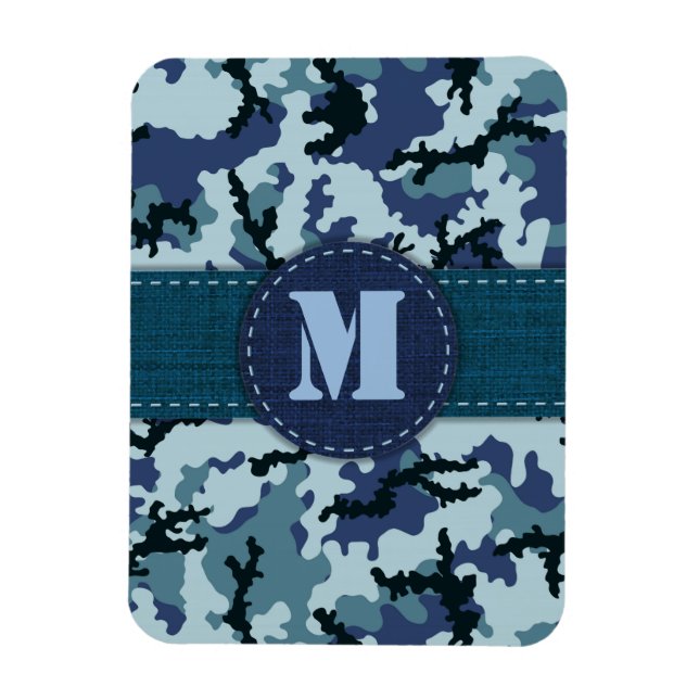 Navy camouflage magnet (Vertical)