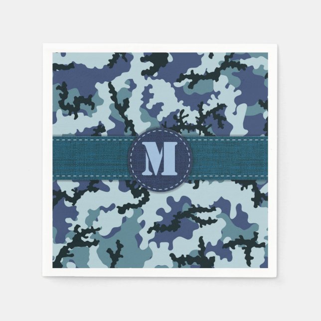 Navy camouflage napkin (Front)