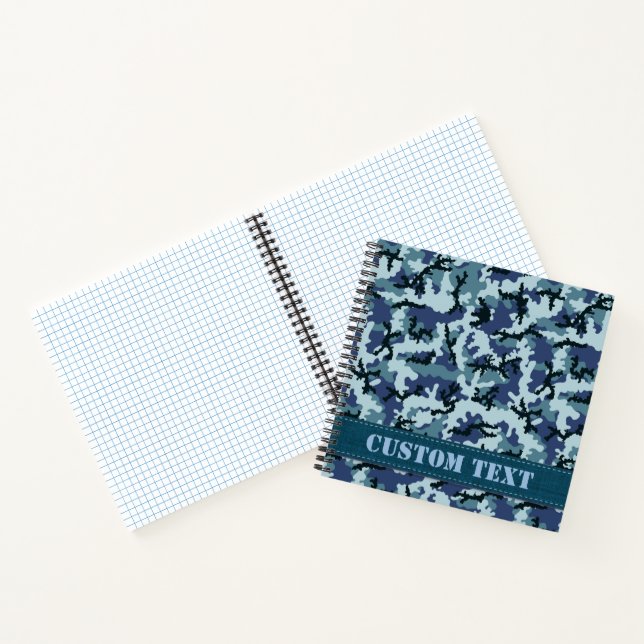 Navy Camouflage Notebook (Inside)