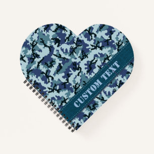Navy Camouflage Notebook