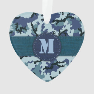 Navy camouflage ornament