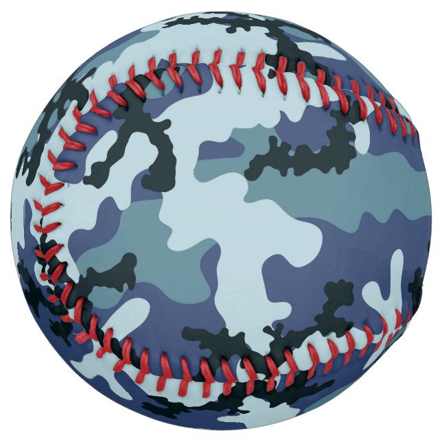Navy camouflage softball (Front Left)