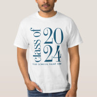 Navy Class of 2024 Graduation with School Name