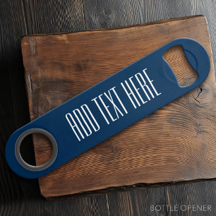 Navy Create Your Own - Make It Yours Custom Text Bar Key