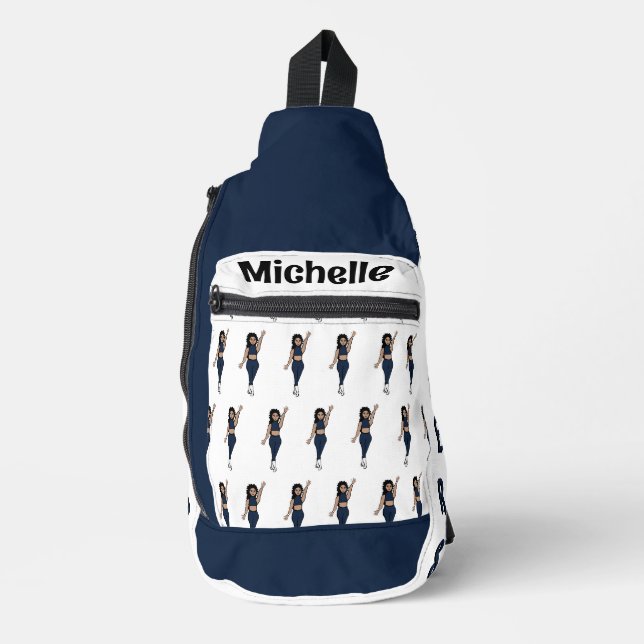 Navy Dancer Sling Bag # 2 (Front)
