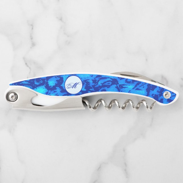 Navy Deep Customize Fresh Ocean Water Corkscrew (Front)