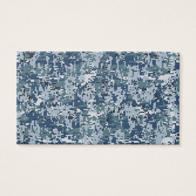 Navy  Digital Camo Camouflage Decor (Front)