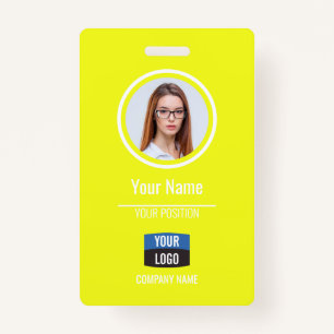 Navy - Employee Photo ID Company Security Badge