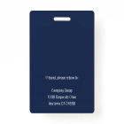 Navy | Employee Photo ID Company Security