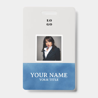 Navy | Employee Photo ID Company Security Badge